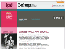 Tablet Screenshot of berlangafilmmuseum.com